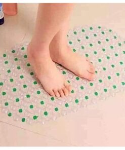 حصيرة حمام السيليكون المضادة للانزلاق ، حجم 35 سم × 60 سم