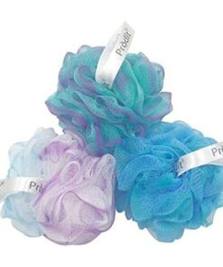 حزمة من 3 عالي الجودة حمام دش الإسفنج loofahs