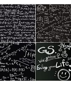 لفة ورق Blackboard القابلة للإزالة ذاتية اللصق 45 × 200 سم