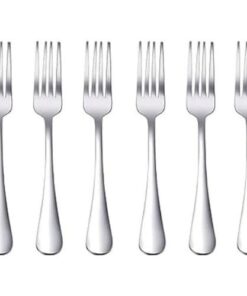 Mini Forks 6 Prongs مصنوعة من الفولاذ المقاوم للصدأ 18/8