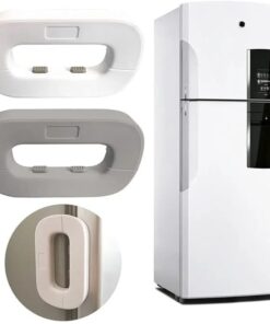 قفل امان عالمي لباب وخزانة الرضع سهل التركيب، مزلاج امان مقاوم للاطفال للثلاجة والخزانة والادراج والفريزر والاثاث، لاصق متين لحماية سلامة الاطفال