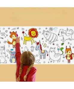 ، ملصق تلوين كبير 30 × 3 سم للأطفال