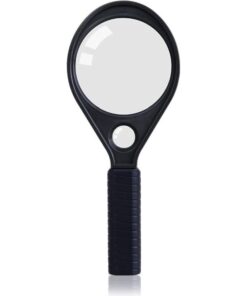 عدسة مكبرة كبيرة 90 ملم مع بوصلة، تكبير كبير مضاد للكسر لكبار السن، 3.5في 24 في 10 سم لقراءة الخرائط