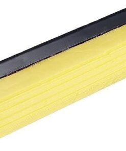 رأس ممسحة تلسكوبية بإسطوانة مزدوجة من الإسفنج الأصفر الفومي عالي الامتصاص للتنظيف الرطب والجاف، متوافقة مع مماسح تاموليت، ملحق رأس متين غير قابل للتآكل (7 × 28 سم)