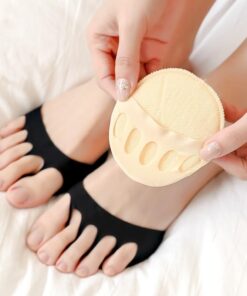 زوج واحد من بطانات مقدمة القدم، بطانات لمشط القدم لآلام القدم والجري في الهواء الطلق (لون عشوائي)