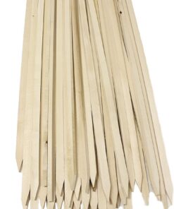 أسياخ خشبية مسطحة من الخيزران، صديقة للبيئة، للشواء، الكباب، الفواكه، نافورة الشوكولاتة، والكوكتيل، 30 قطعة