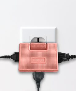 محول مقبس قابل للدوران متعدد المقابس 3 في 1 مصنوع من مواد عالية المتانة، شاحن سفر دوران بزاوية 180 درجة