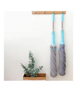 ممسحة دوارة ذاتية الالتواء - تصميم خالي من اليدين - وسادة تنظيف قابلة للغسل لتنظيف الأرضيات المنزلية، رمادية