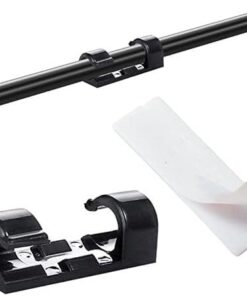 منظم مشابك كابلات ذاتي اللصق لتنظيم الاسلاك من 20 قطعة (اسود)