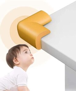 مجموعة من 8 واقيات زوايا امان ناعمة لحماية حواف الاثاث، اغطية وسائد طاولة، ممتصة للصدمات ومضادة للتصادم للخزائن والمكاتب والرفوف، الوان عشوائية